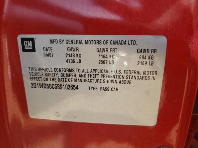 Photo 10 from auction – 2008 CHEVROLET IMPALA SUP with VIN 2G1WD58C689103654