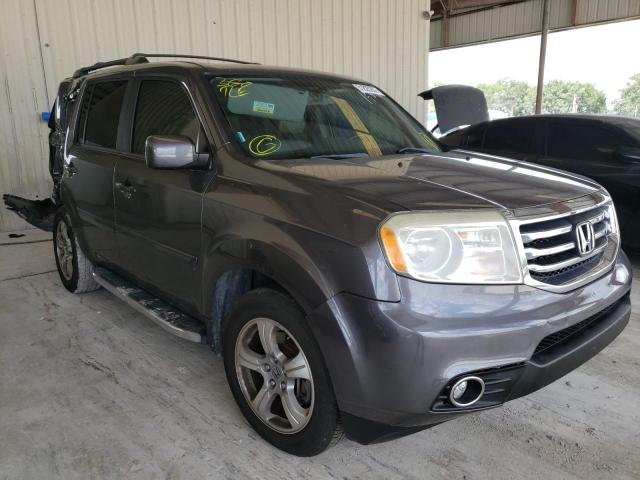 HONDA PILOT EXLN 2014 with VIN 5FNYF3H70EB015370 - Photo from auction