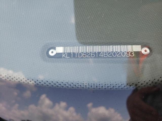 Photo 10 from auction – 2004 CHEVROLET AVEO with VIN KL1TD62614B202093