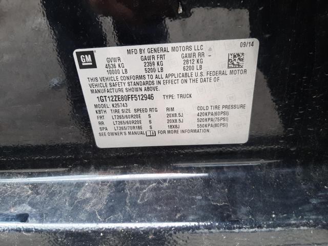 Photo 10 from auction – 2015 GMC SIERRA K25 with VIN 1GT12ZE80FF512946