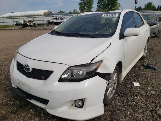 Photo 2 from auction – 2009 TOYOTA COROLLA BA with VIN 1NXBU40E99Z150710