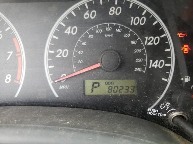 Photo 8 from auction – 2009 TOYOTA COROLLA BA with VIN JTDBL40E49J044125