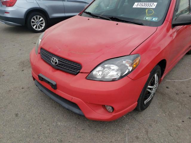 Photo 9 from auction – 2005 TOYOTA MATRIX with VIN 2T1KR32E35C553490
