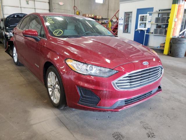 FORD FUSION SE 2019 with VIN 3FA6P0LU6KR242031 - Photo from auction
