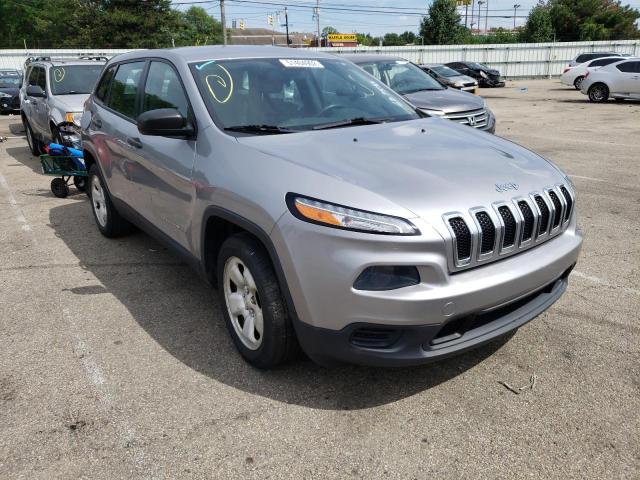 JEEP CHEROKEE S 2015 with VIN 1C4PJLAB8FW627533 - Photo from auction