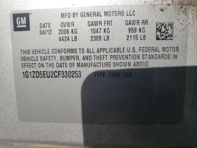 Photo 10 from auction – 2012 CHEVROLET MALIBU 2LT with VIN 1G1ZD5EU2CF330253