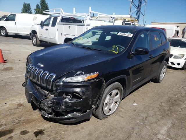 Photo 2 from auction – 2017 JEEP CHEROKEE S with VIN 1C4PJLAB2HW662362