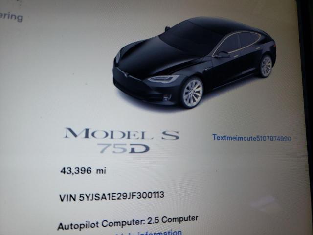 Photo 8 from auction – 2018 TESLA MODEL S with VIN 5YJSA1E29JF300113