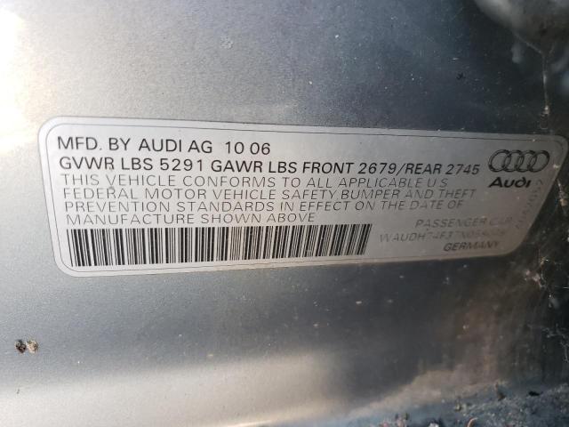 Photo 10 from auction – 2007 AUDI A6 with VIN WAUDH74F37N058048