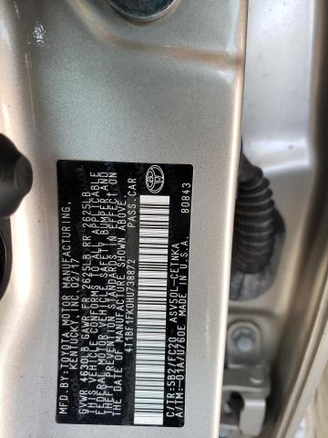 Photo 10 from auction – 2017 TOYOTA CAMRY-LE with VIN 4T1BF1FK0HU738872