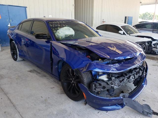 DODGE CHARGER SX 2018 with VIN 2C3CDXHG6JH164091 - Photo from auction