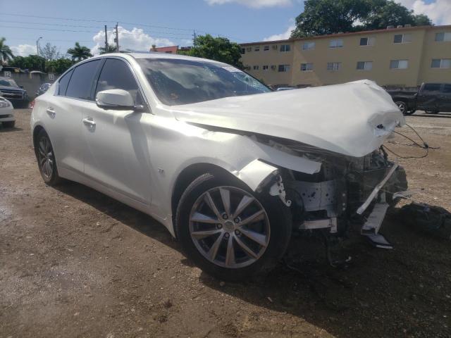 INFINITI Q50 BASE 2015 with VIN JN1BV7AP1FM345279 - Photo from auction