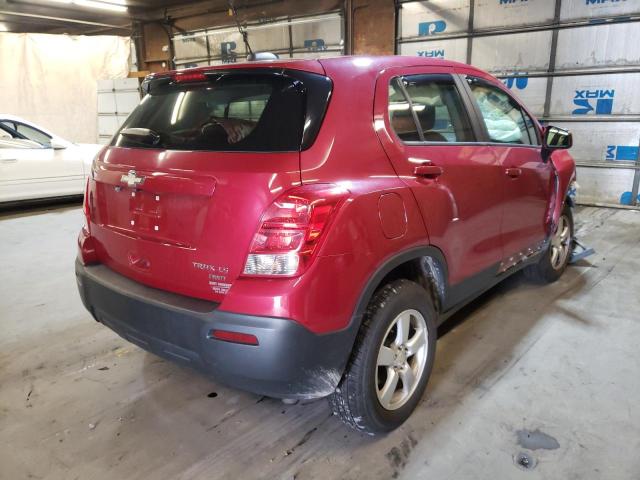 Photo 4 from auction – 2015 CHEVROLET TRAX with VIN KL7CJPSB9FB256049