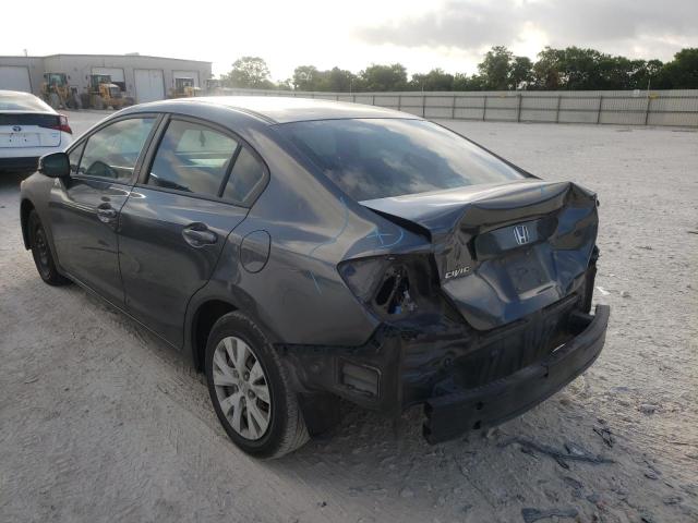 Photo 3 from auction – 2012 HONDA CIVIC LX with VIN 2HGFB2F55CH332374
