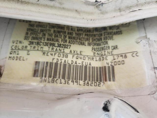 Photo 10 from auction – 2009 NISSAN VERSA S with VIN 3N1BC13E99L382027