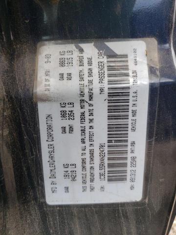 Photo 10 from auction – 2004 CHRYSLER SEBRING LX with VIN 1C3EL55RX4N224701