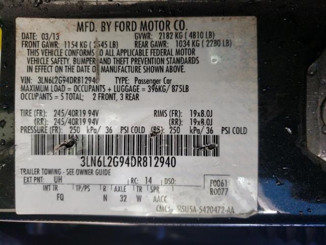 Photo 10 from auction – 2013 LINCOLN MKZ with VIN 3LN6L2G94DR812940