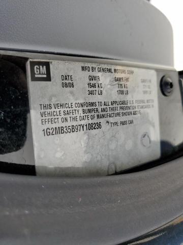 Foto 10 de la subasta – 2007 PONTIAC SOLSTICE con VIN 1G2MB35B97Y108236