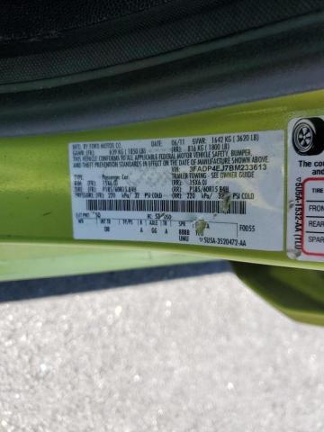 Photo 10 from auction – 2011 FORD FIESTA SE with VIN 3FADP4EJ7BM233613