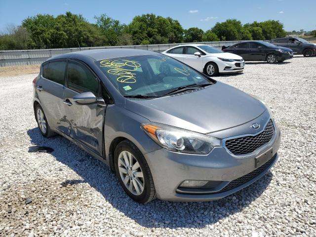 KIA FORTE EX 2014 with VIN KNAFX5A89E5243238 - Photo from auction