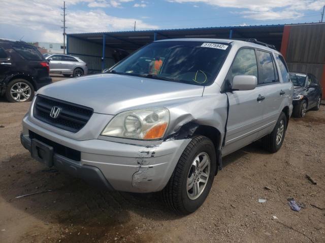 Photo 2 from auction – 2004 HONDA PILOT EXL with VIN 2HKYF18554H585514