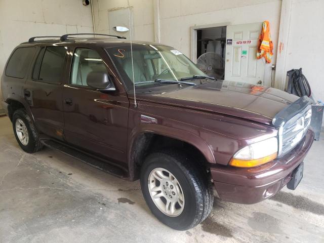 DODGE DURANGO SL 2003 with VIN 1D4HS48Z93F606148 - Photo from auction