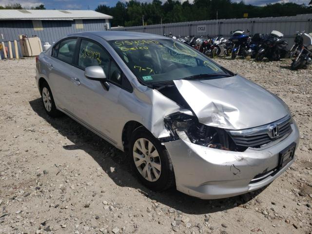 HONDA CIVIC LX 2012 with VIN 2HGFB2F53CH311247 - Photo from auction