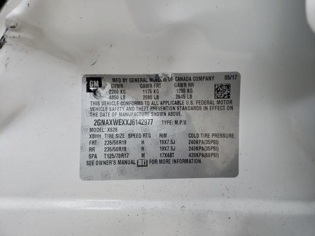 Photo 10 from auction – 2018 CHEVROLET EQUINOX PR with VIN 2GNAXWEXXJ6142977