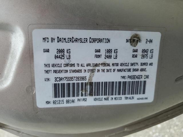 Photo 10 from auction – 2005 CHRYSLER PT CRUISER with VIN 3C3AY75S95T283965