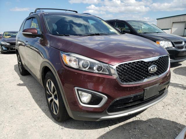 KIA SORENTO EX 2016 with VIN 5XYPHDA52GG124400 - Photo from auction