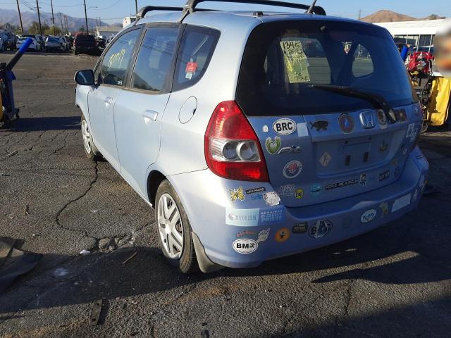 Photo 3 from auction – 2008 HONDA FIT with VIN JHMGD374X8S045698