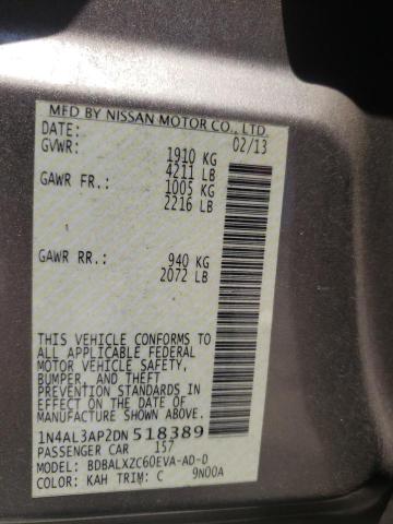Photo 10 from auction – 2013 NISSAN ALTIMA 2.5 with VIN 1N4AL3AP2DN518389