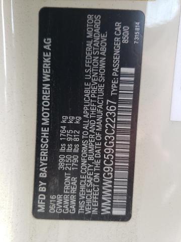 Photo 10 from auction – 2016 MINI COOPER S with VIN WMWWG9C59G3C22367