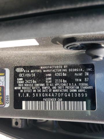 Photo 10 from auction – 2015 KIA OPTIMA EX with VIN 5XXGN4A70FG413899