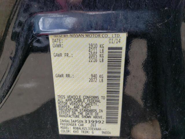 Photo 10 from auction – 2014 NISSAN ALTIMA 2.5 with VIN 1N4AL3AP5EN339992