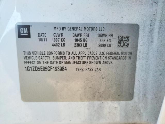 Photo 10 from auction – 2012 CHEVROLET MALIBU 2LT with VIN 1G1ZD5E05CF193984