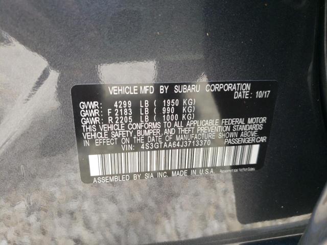 Фото 10 с аукциона – 2018 SUBARU IMPREZA с VIN 4S3GTAA64J3713370