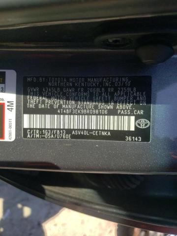 صورة رقم 10 من المزاد - 2011 TOYOTA CAMRY BASE مع VIN 4T4BF3EK9BR098106