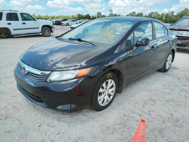 Photo 2 from auction – 2012 HONDA CIVIC LX with VIN 2HGFB2F56CH564658