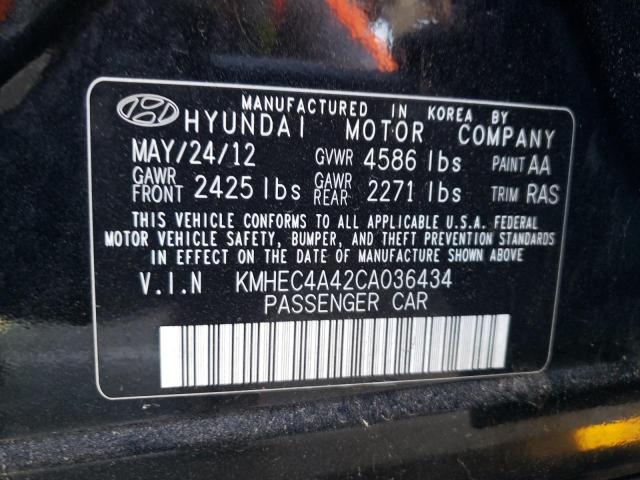 صورة رقم 10 من المزاد - 2012 HYUNDAI SONATA HYB مع VIN KMHEC4A42CA036434