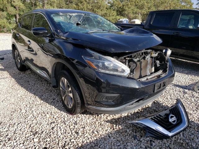 NISSAN MURANO S 2018 with VIN 5N1AZ2MG7JN189727 - Photo from auction