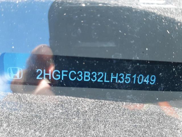 Photo 10 from auction – 2020 HONDA CIVIC EX with VIN 2HGFC3B32LH351049