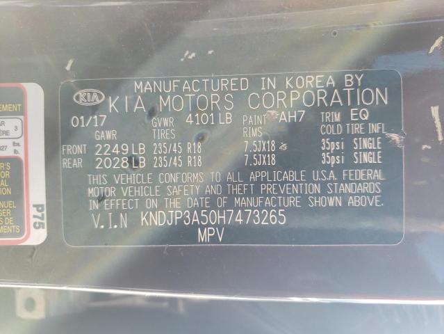 Photo 10 from auction – 2017 KIA SOUL + with VIN KNDJP3A50H7473265