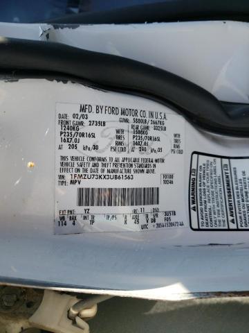 Photo 10 from auction – 2003 FORD EXPLORER X with VIN 1FMZU73KX3UB61563