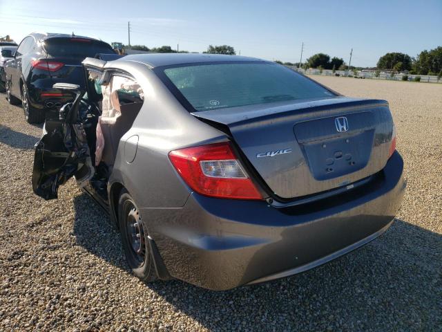 Photo 3 from auction – 2012 HONDA CIVIC LX with VIN 19XFB2F52CE051515