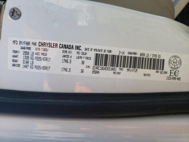 Photo 10 from auction – 2014 CHRYSLER TOWN & COU with VIN 2C4RC1BG4ER310051