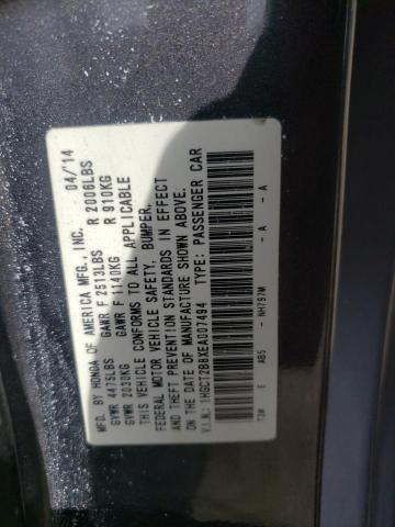 Photo 10 from auction – 2014 HONDA ACCORD EXL with VIN 1HGCT2B8XEA007494