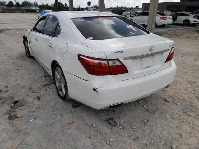 Photo 3 from auction – 2012 LEXUS LS 460 with VIN JTHBL5EFXC5111350
