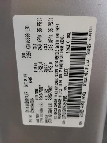 Photo 10 from auction – 2006 DODGE RAM 1500 S with VIN 1D7HU16N26J243785