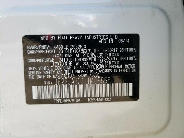 Photo 10 from auction – 2015 SUBARU FORESTER 2 with VIN JF2SJABC1FH495856